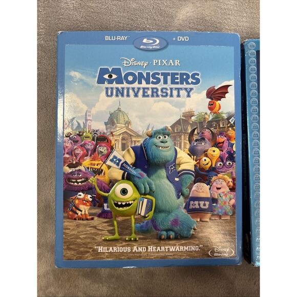 Monsters Inc And University special edition Blu-rays With Slip Covers Disney - Picture 3 of 9